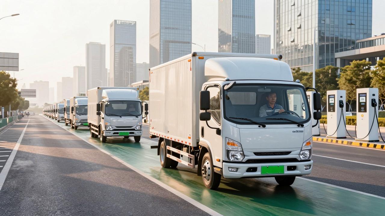 新能源物流车占比超五成深圳绿色转型实录